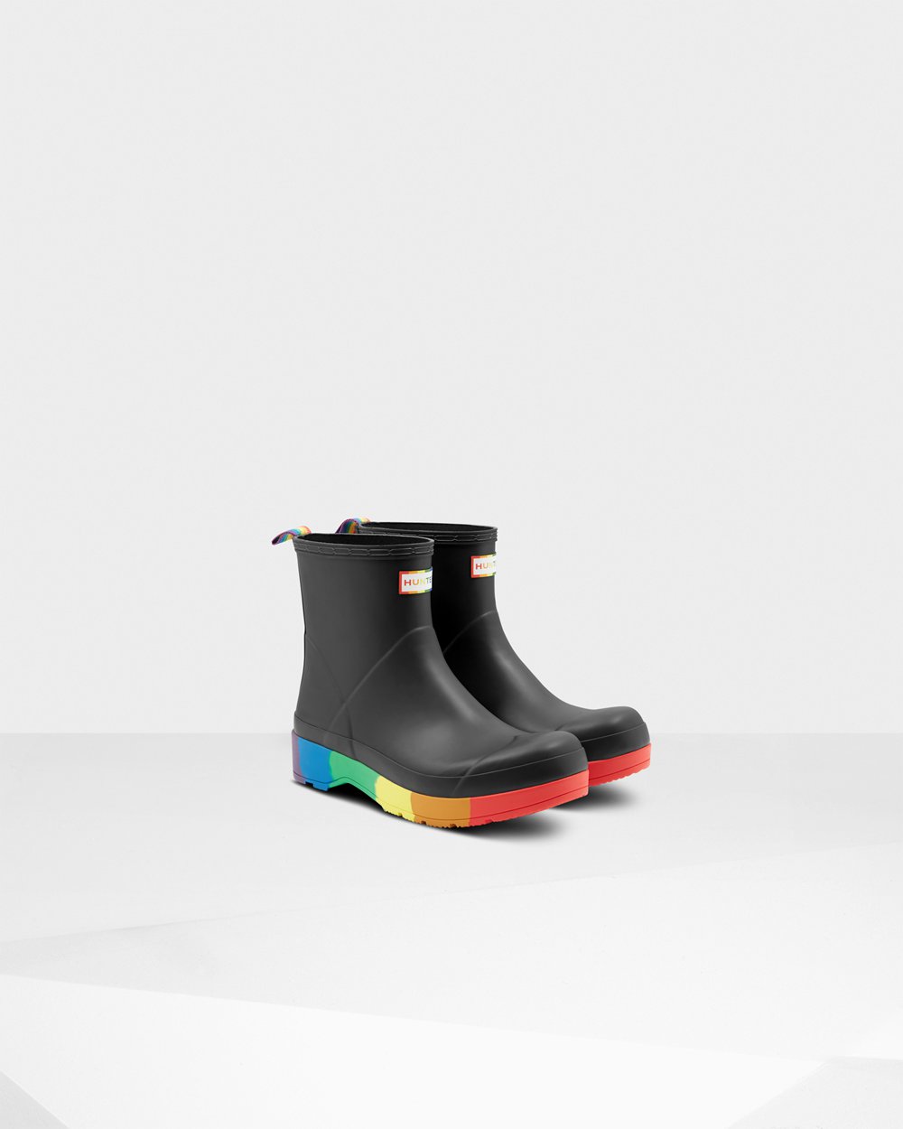 Play Boots Heren - Hunter Original Pride Heeled Rain - Zwart - 68GHKAZTN